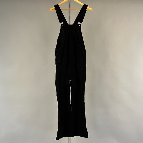 Zara Women's Corduroy Overalls In Black Size S - Picture 2 of 2